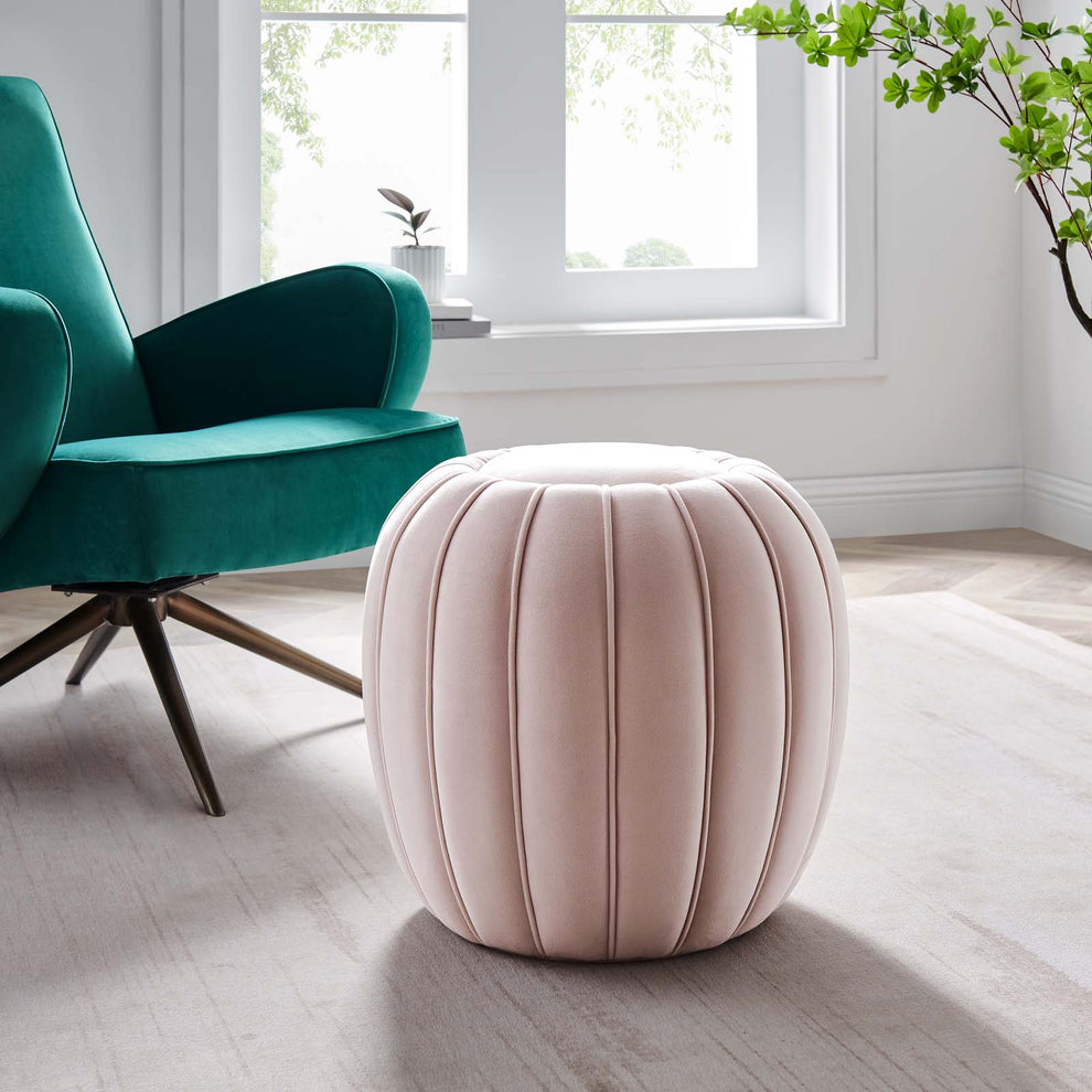 Celebrate Channel Tufted Performance Velvet Ottoman By Modway - EEI-5034 | Ottomans | Modishstore - 14