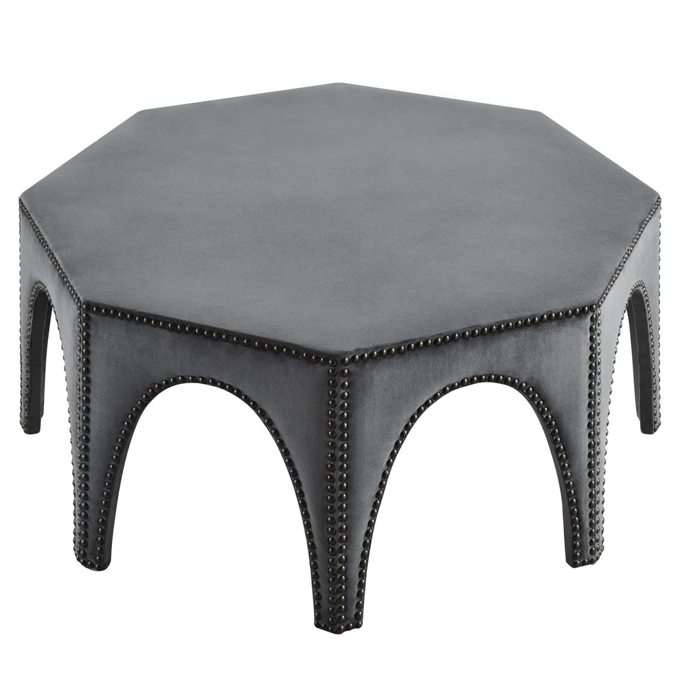 Victory Performance Velvet Ottoman By Modway - EEI-5035 | Ottomans | Modishstore - 3