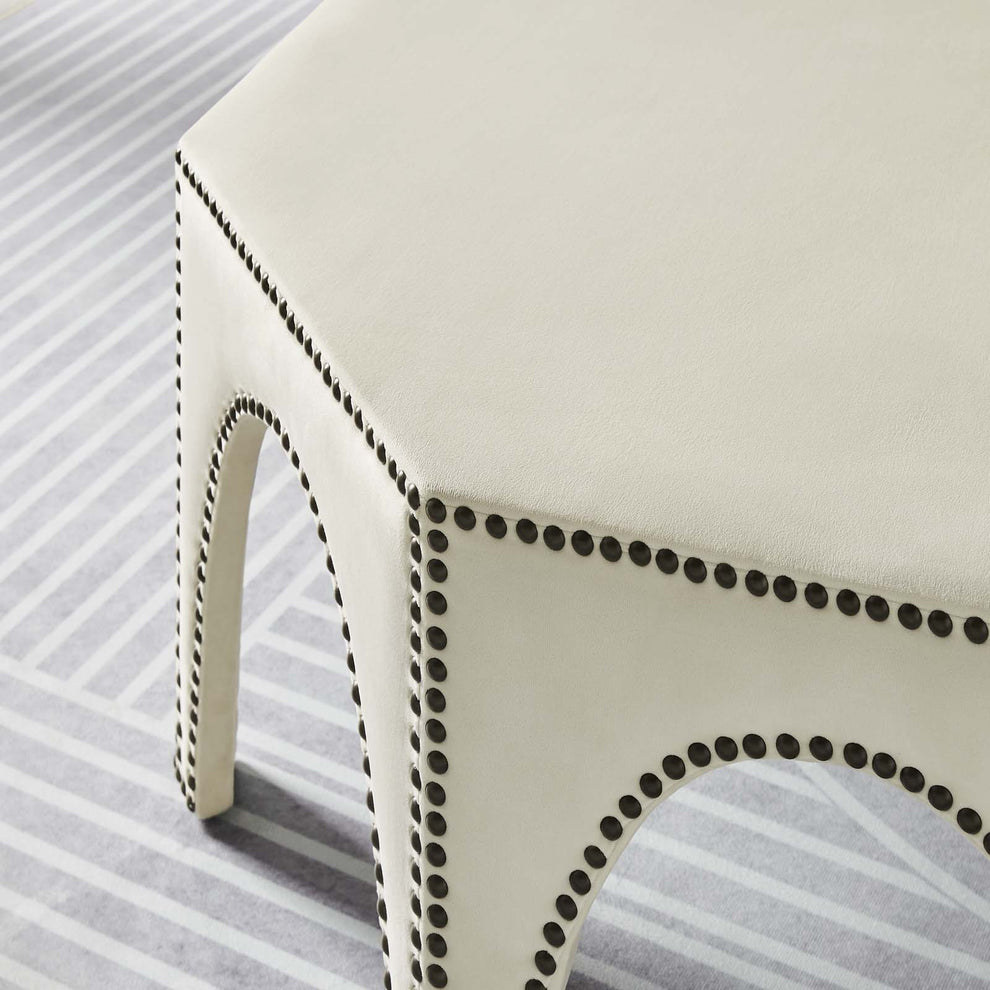 Victory Performance Velvet Ottoman By Modway - EEI-5035 | Ottomans | Modishstore - 12
