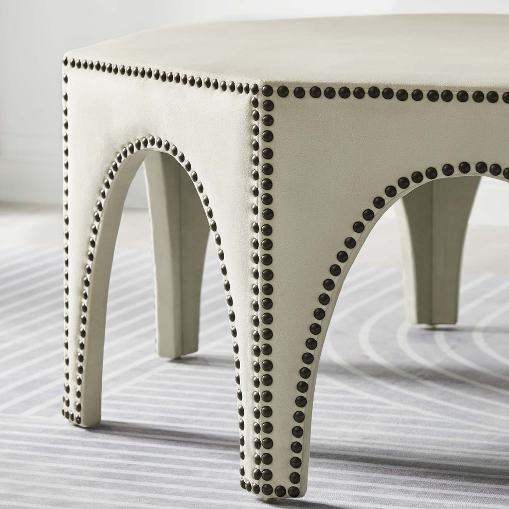 Victory Performance Velvet Ottoman By Modway - EEI-5035 | Ottomans | Modishstore - 13