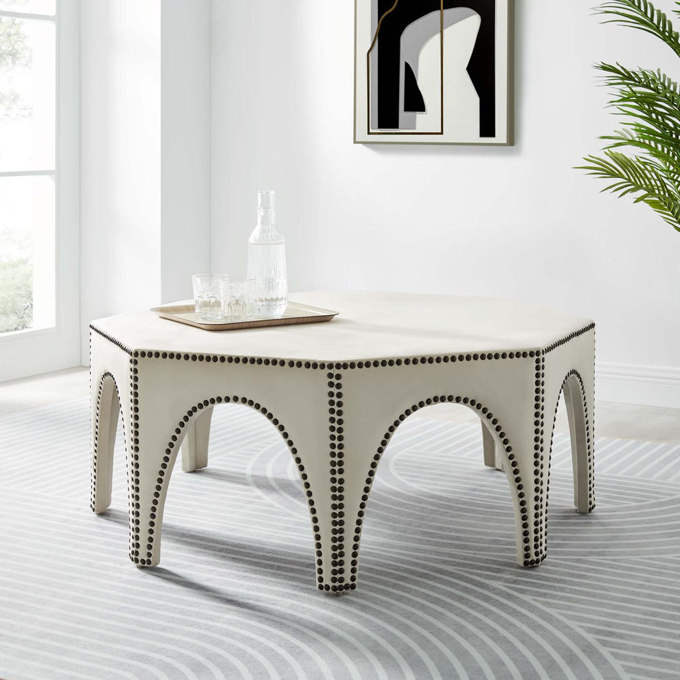 Victory Performance Velvet Ottoman By Modway - EEI-5035 | Ottomans | Modishstore - 8