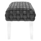 Prologue Woven Performance Velvet Ottoman By Modway - EEI-5037 | Ottomans | Modishstore - 10