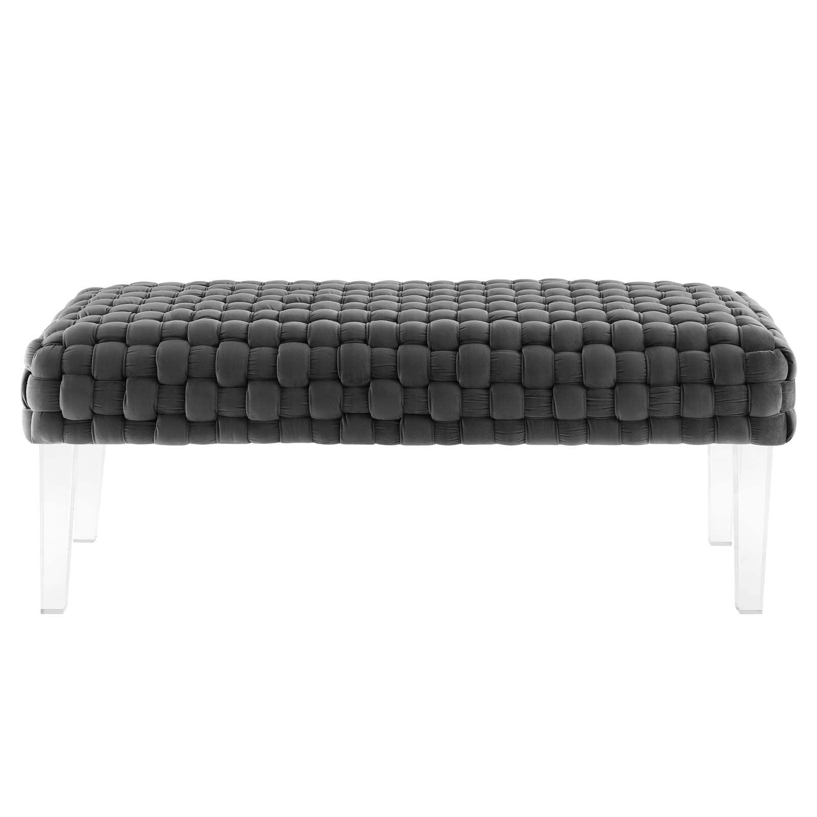 Prologue Woven Performance Velvet Ottoman By Modway - EEI-5037 | Ottomans | Modishstore - 11