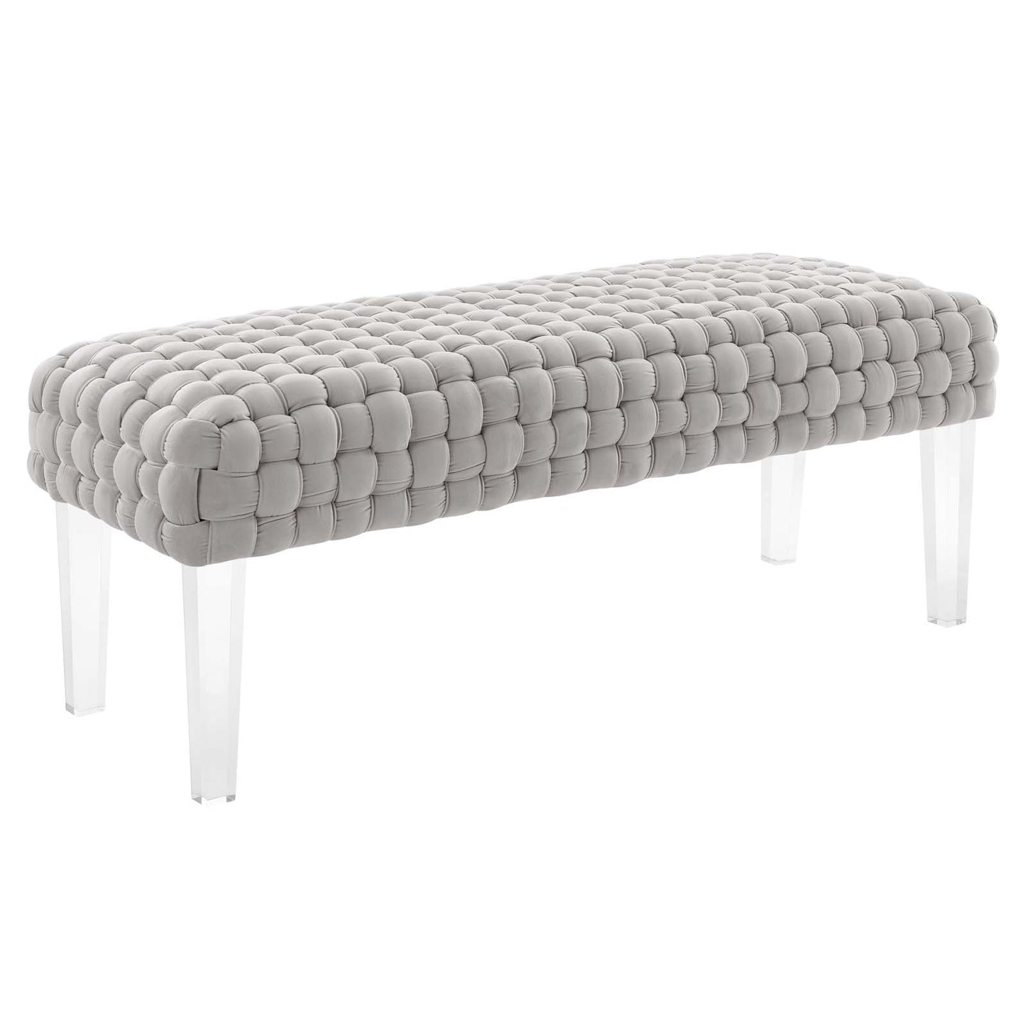 Prologue Woven Performance Velvet Ottoman By Modway - EEI-5037 | Ottomans | Modishstore - 15
