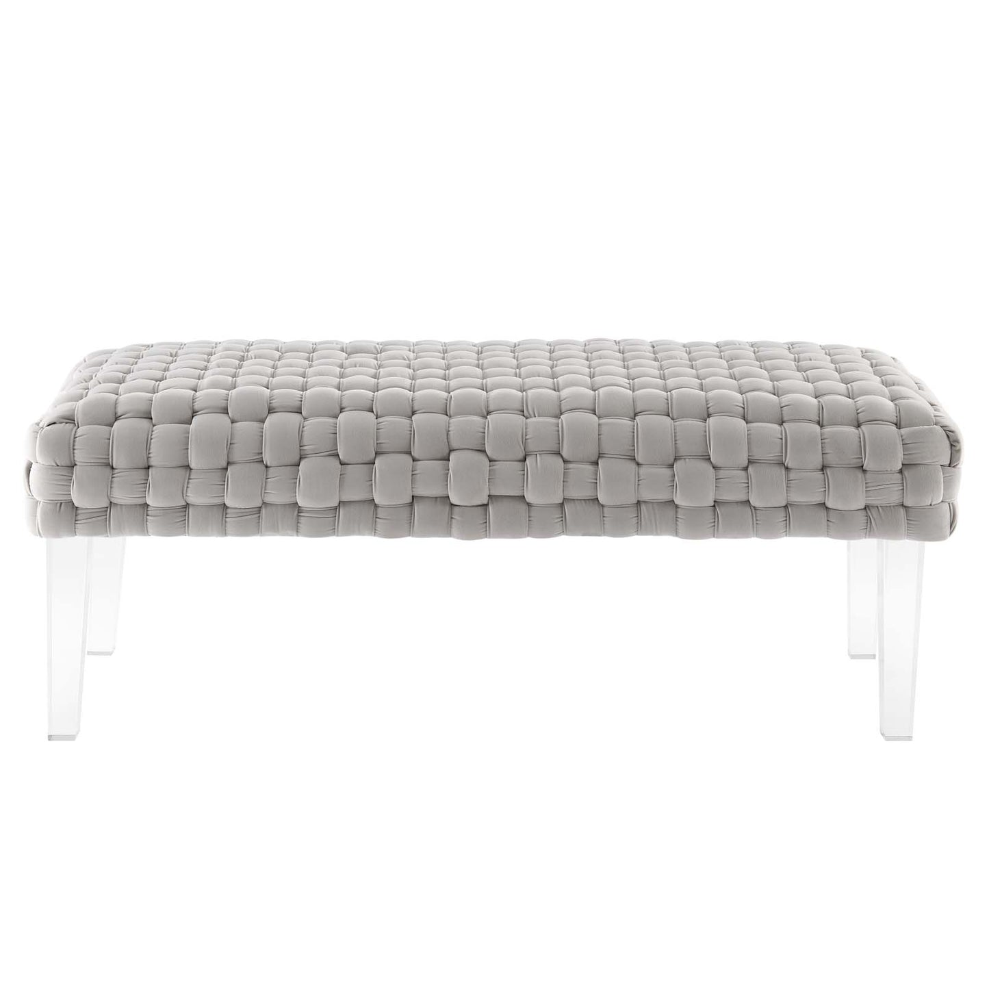Prologue Woven Performance Velvet Ottoman By Modway - EEI-5037 | Ottomans | Modishstore - 18