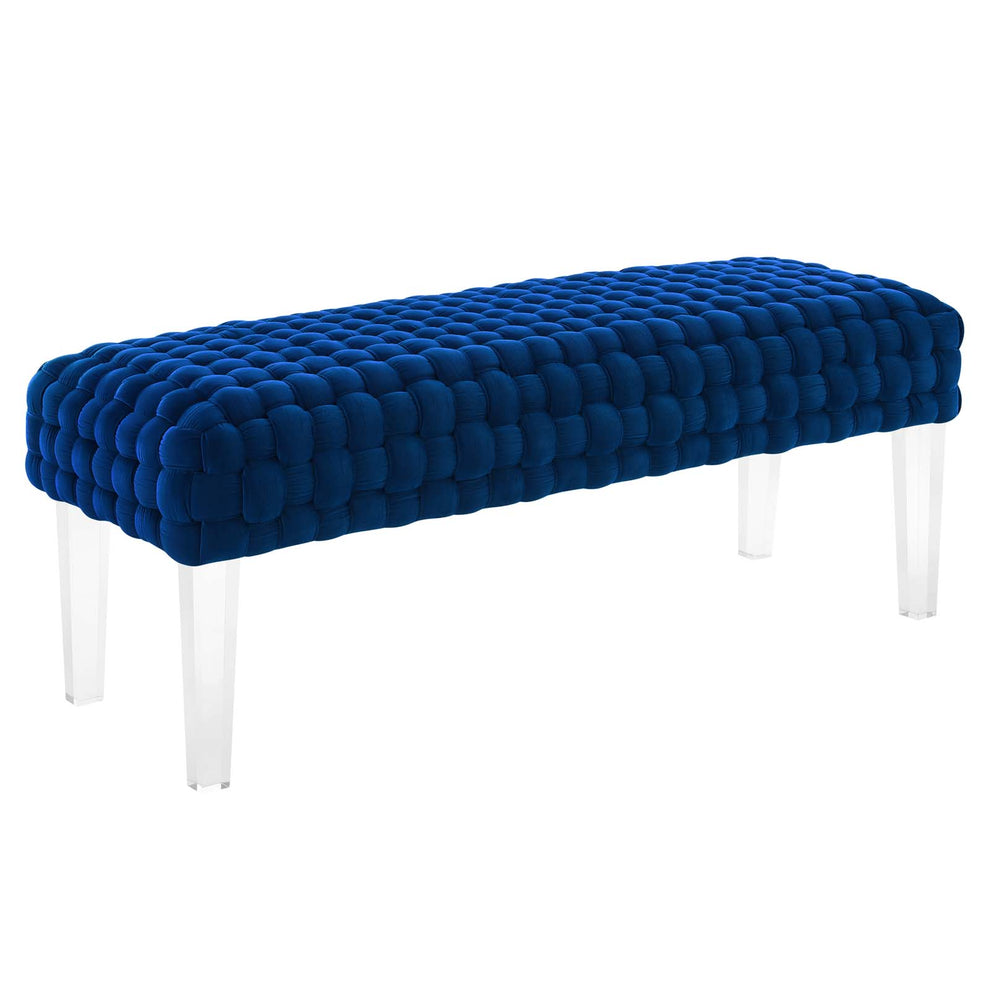 Prologue Woven Performance Velvet Ottoman By Modway - EEI-5037 | Ottomans | Modishstore - 22