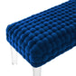 Prologue Woven Performance Velvet Ottoman By Modway - EEI-5037 | Ottomans | Modishstore - 23