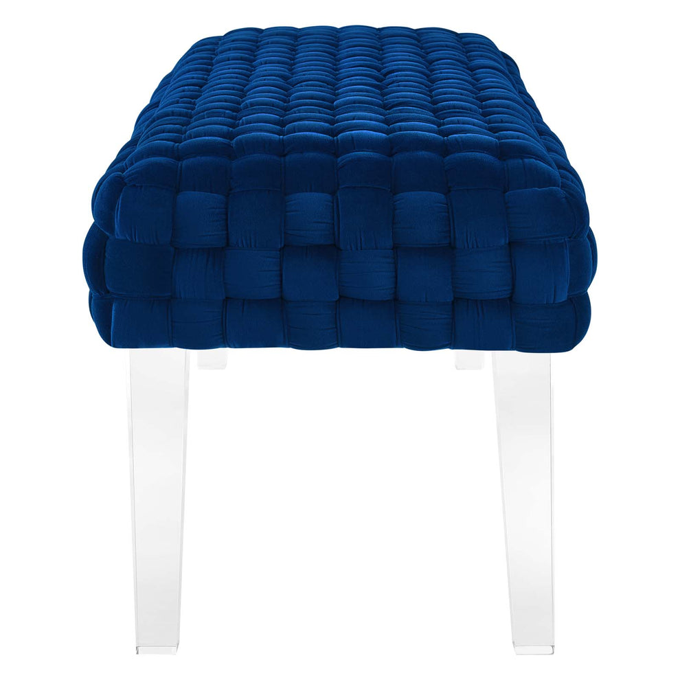 Prologue Woven Performance Velvet Ottoman By Modway - EEI-5037 | Ottomans | Modishstore - 24