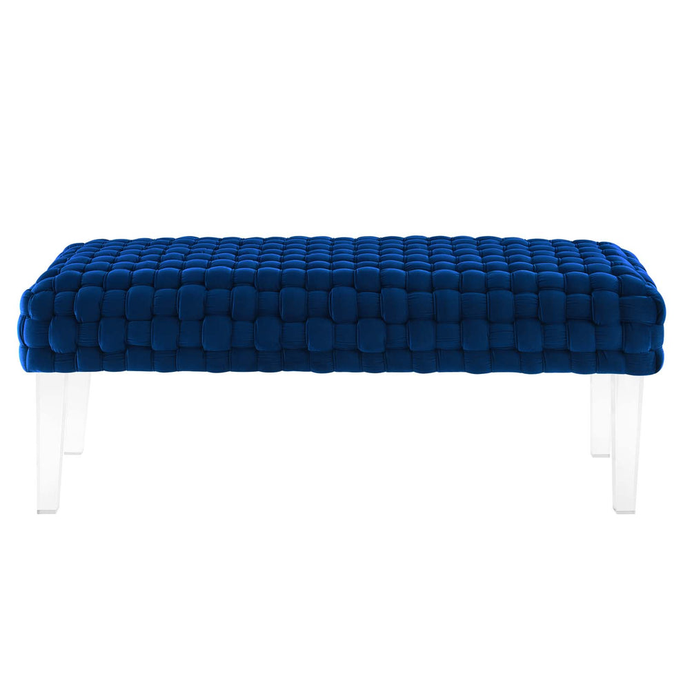 Prologue Woven Performance Velvet Ottoman By Modway - EEI-5037 | Ottomans | Modishstore - 25