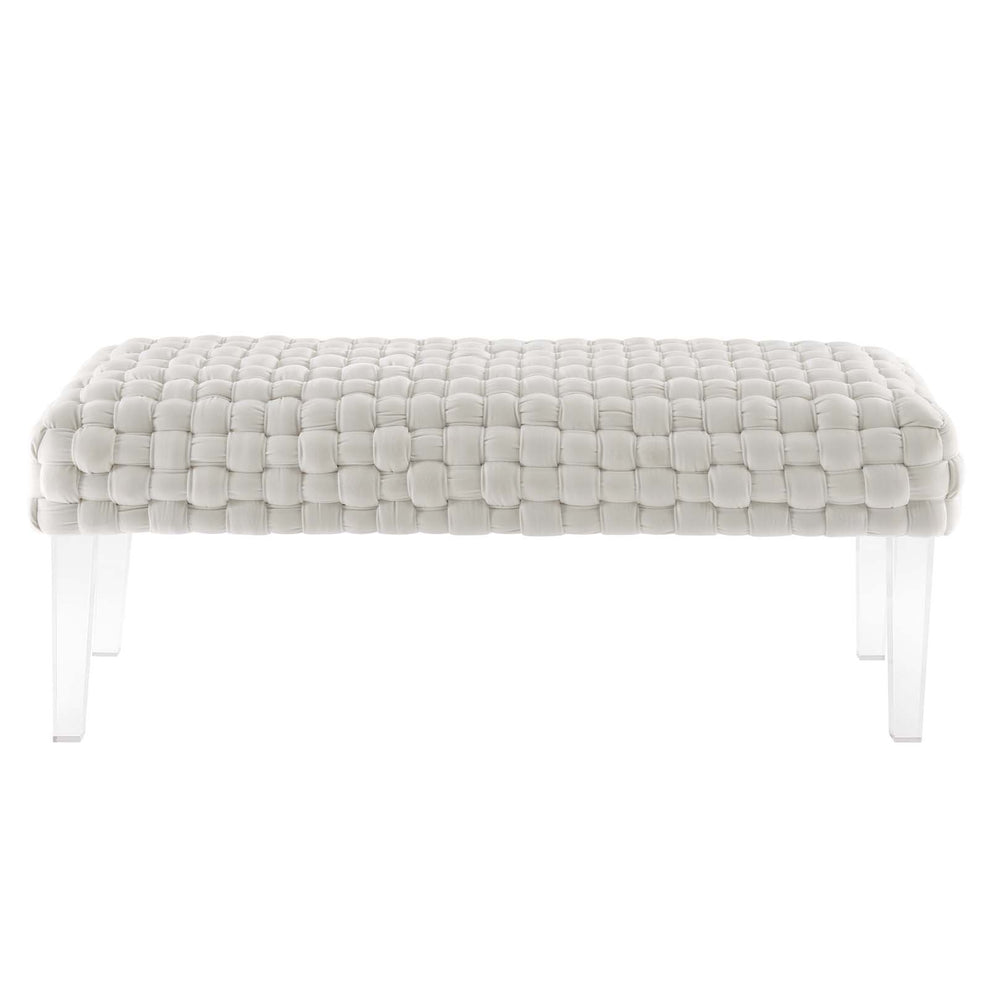 Prologue Woven Performance Velvet Ottoman By Modway - EEI-5037 | Ottomans | Modishstore - 32