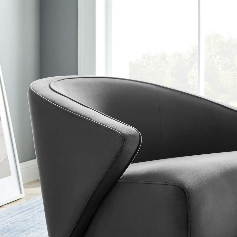 Odyssey Performance Velvet Armchair By Modway - EEI-5038 | Armchairs | Modishstore - 7