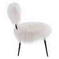 Skylar Sheepskin Chair By Modway - EEI-5039-WHI | Armchairs |  Modishstore - 4