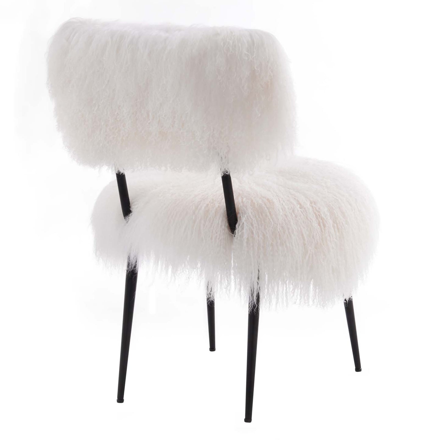 Skylar Sheepskin Chair By Modway - EEI-5039-WHI | Armchairs |  Modishstore - 6