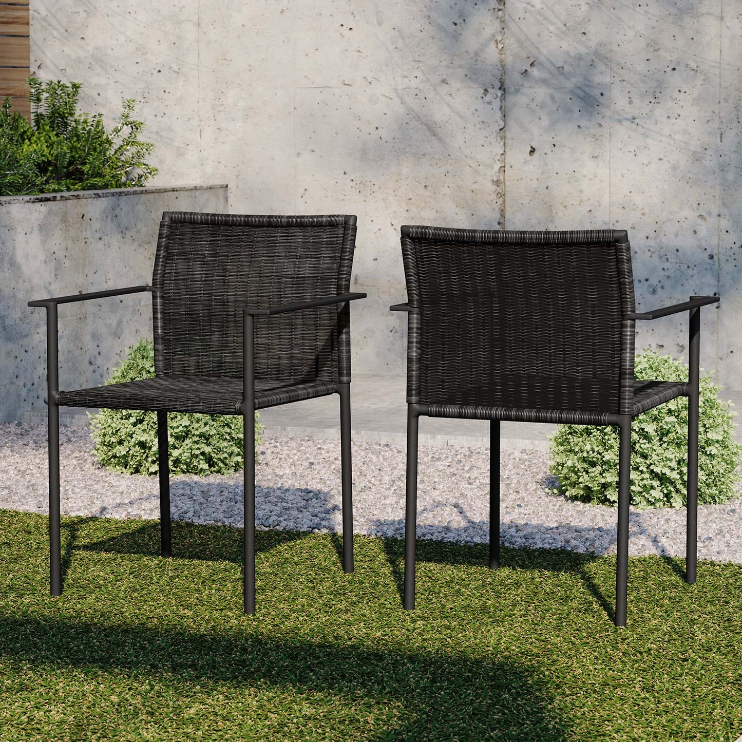 Lagoon Outdoor Patio Dining Armchairs Set of 2 By Modway - EEI-5041 | Outdoor Chairs | Modishstore - 1