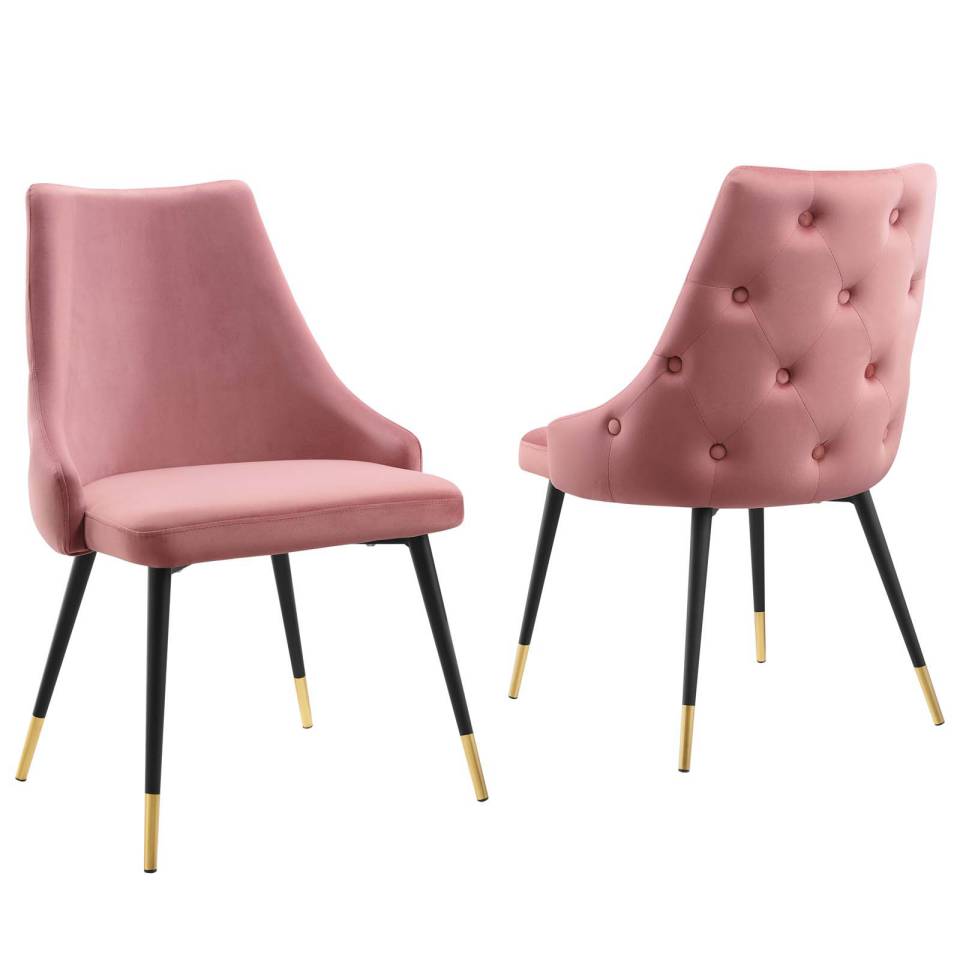 Modway Adorn Dining Side Chair Performance Velvet Set of 2 - EEI-5043 | Side Chairs | Modishstore - 6