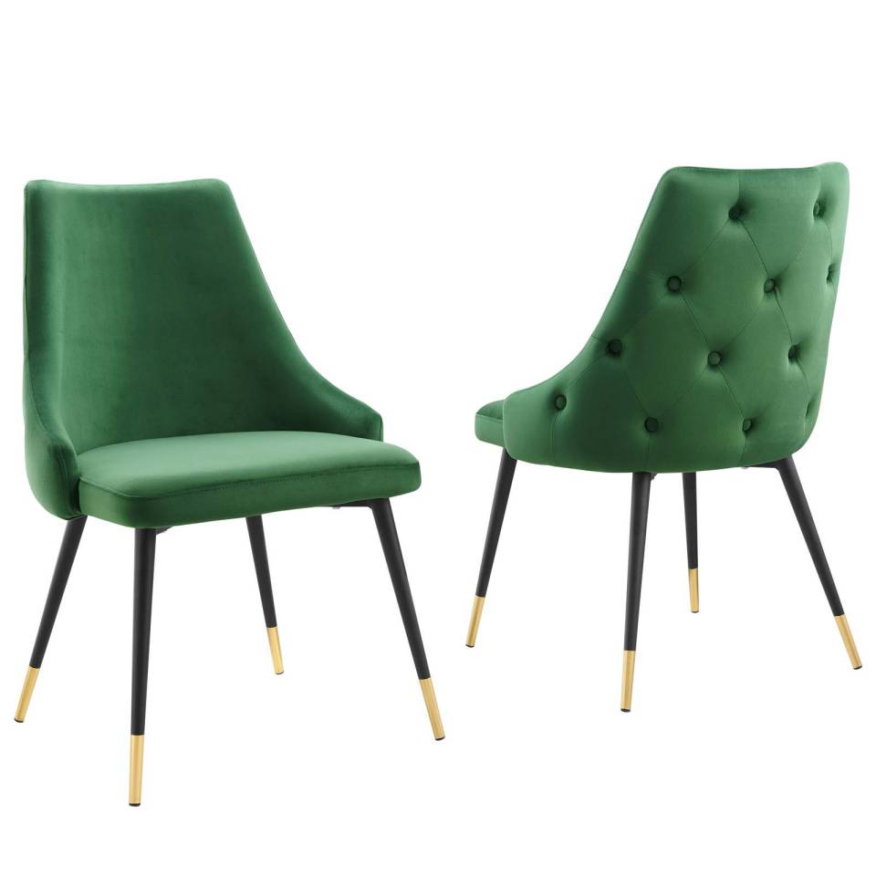 Modway Adorn Dining Side Chair Performance Velvet Set of 2 - EEI-5043 | Side Chairs | Modishstore - 7