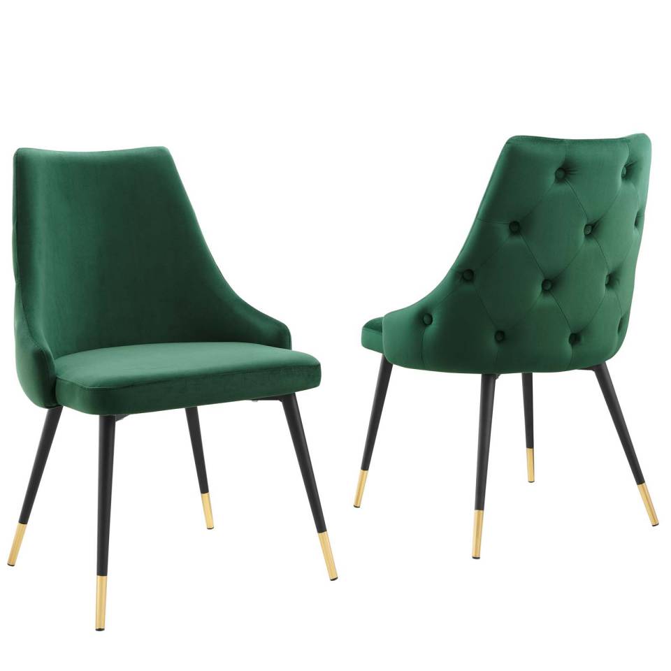 Modway Adorn Dining Side Chair Performance Velvet Set of 2 - EEI-5043 | Side Chairs | Modishstore - 8