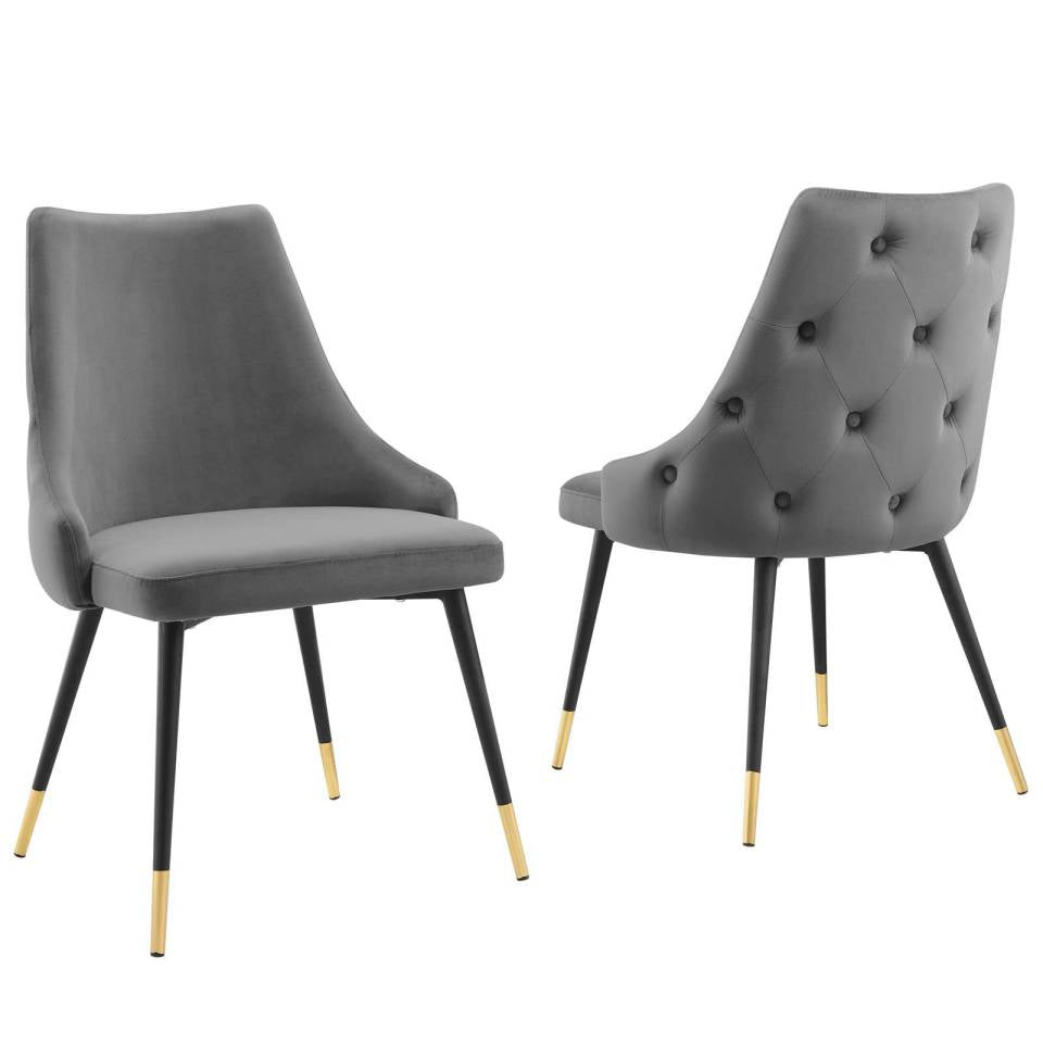 Modway Adorn Dining Side Chair Performance Velvet Set of 2 - EEI-5043 | Side Chairs | Modishstore - 9