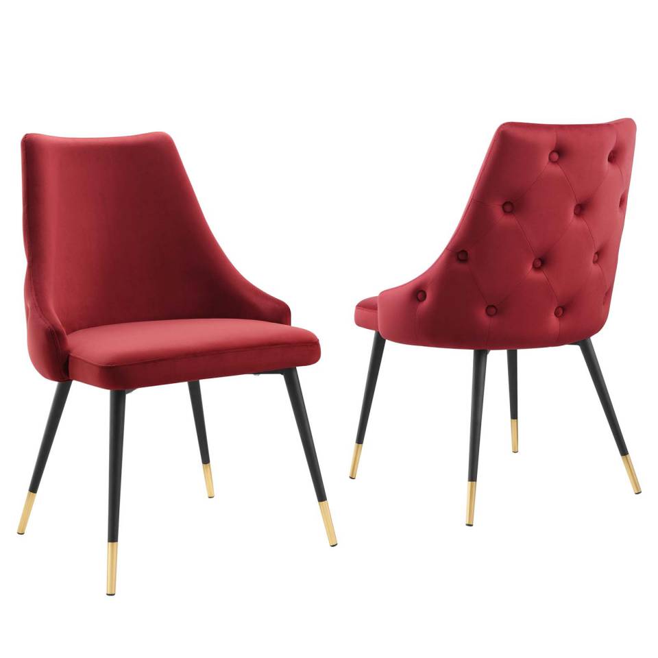 Modway Adorn Dining Side Chair Performance Velvet Set of 2 - EEI-5043 | Side Chairs | Modishstore - 11