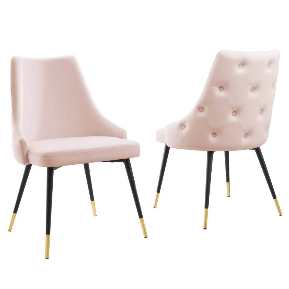Modway Adorn Dining Side Chair Performance Velvet Set of 2 - EEI-5043 | Side Chairs | Modishstore - 15