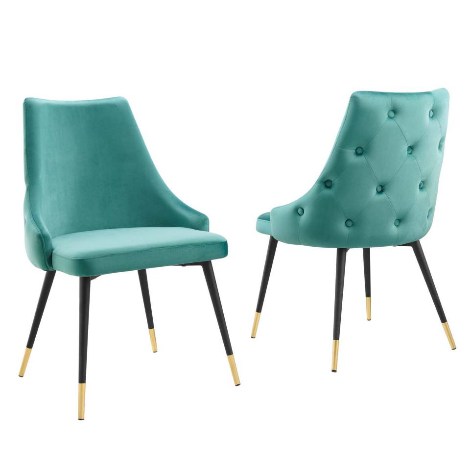 Modway Adorn Dining Side Chair Performance Velvet Set of 2 - EEI-5043 | Side Chairs | Modishstore - 12