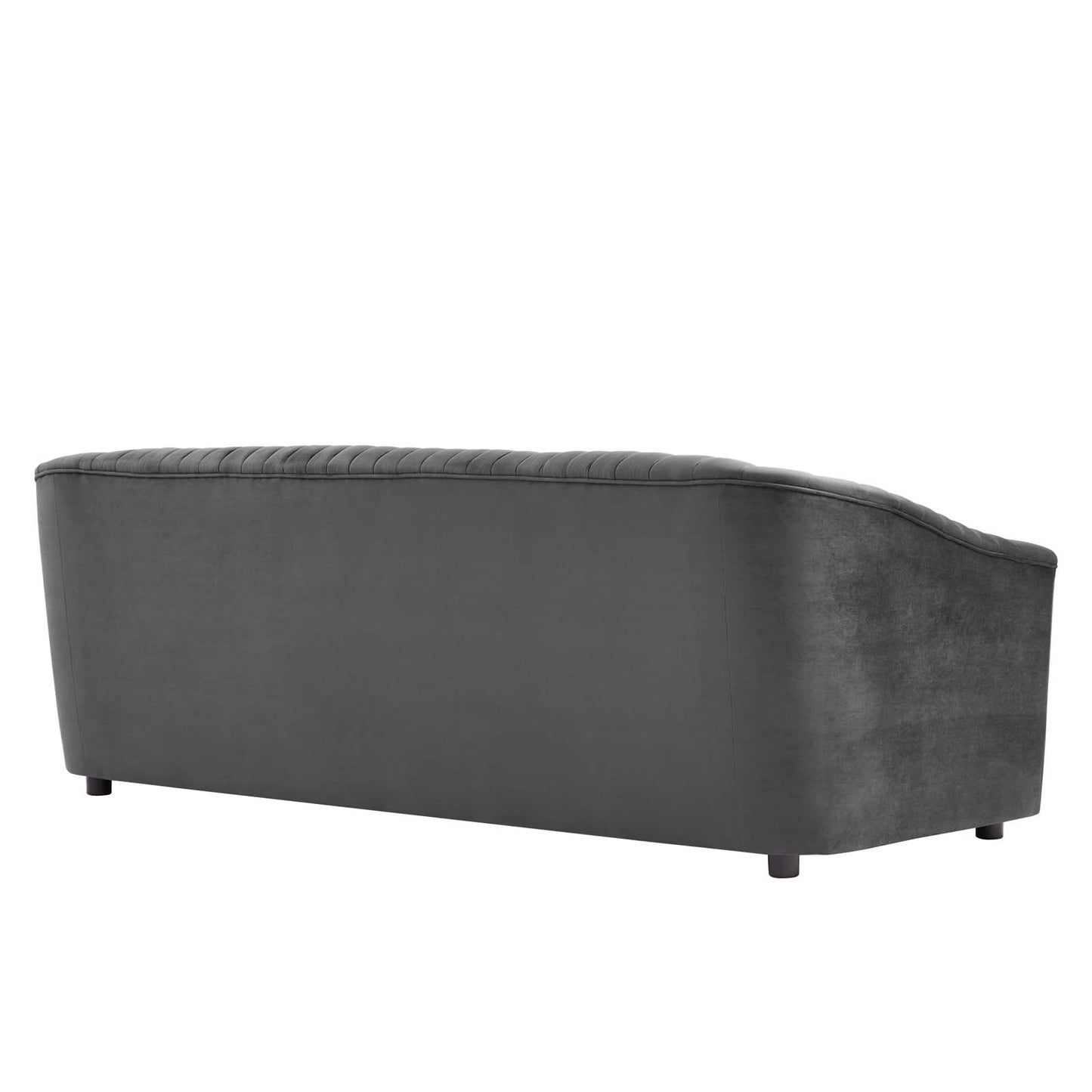 Announce Performance Velvet Channel Tufted Sofa By Modway - EEI-5053 | Sofas | Modishstore - 4