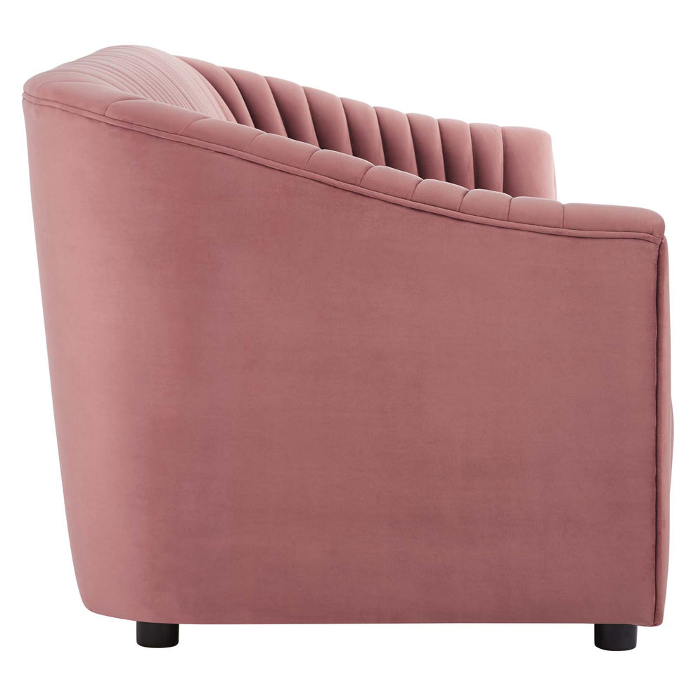 Announce Performance Velvet Channel Tufted Sofa By Modway - EEI-5053 | Sofas | Modishstore - 10