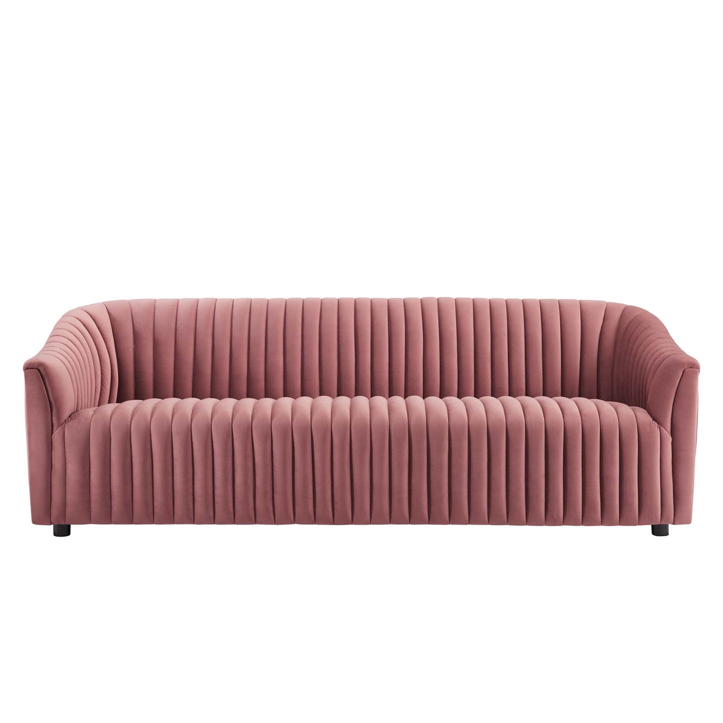Announce Performance Velvet Channel Tufted Sofa By Modway - EEI-5053 | Sofas | Modishstore - 13