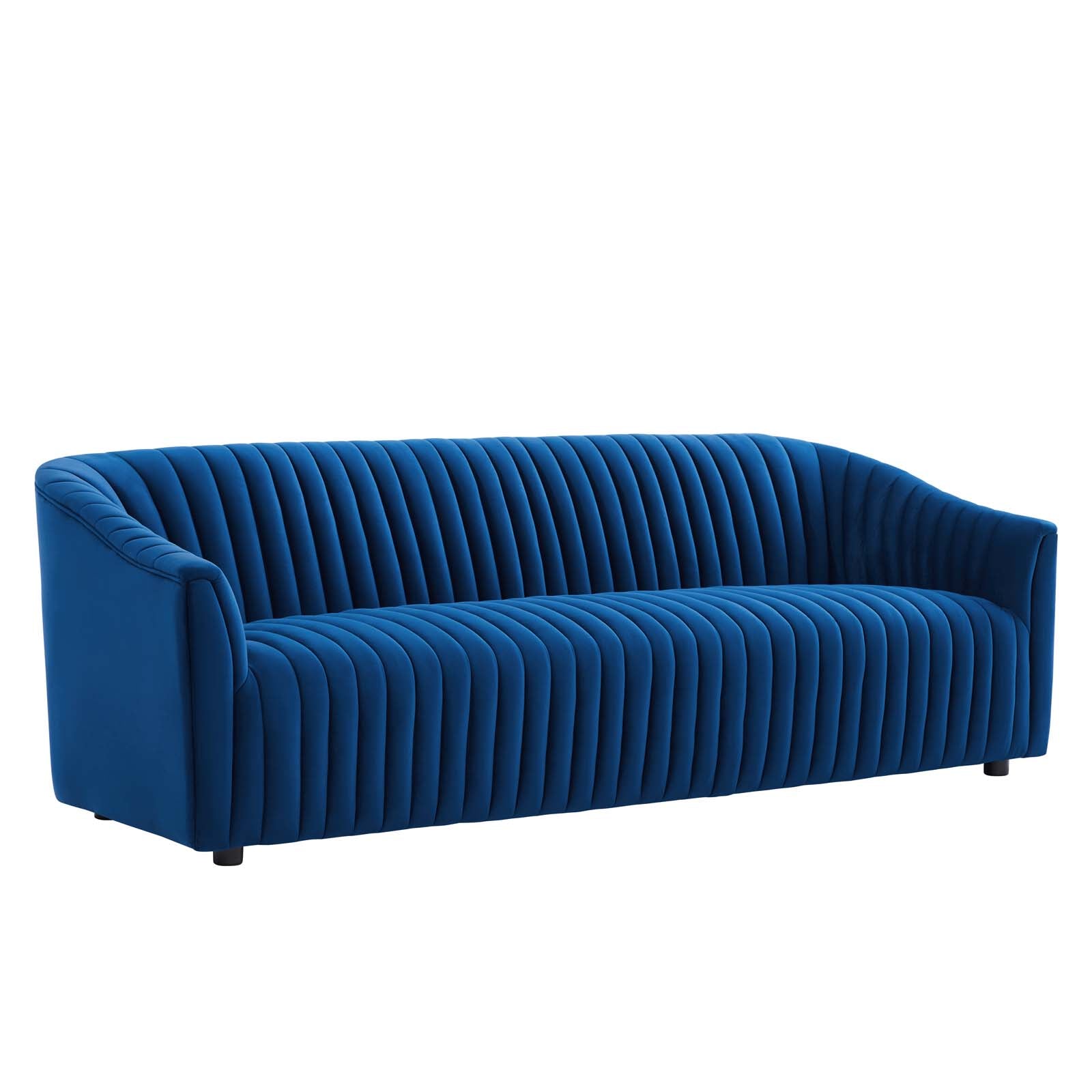 Announce Performance Velvet Channel Tufted Sofa By Modway - EEI-5053 | Sofas | Modishstore - 17