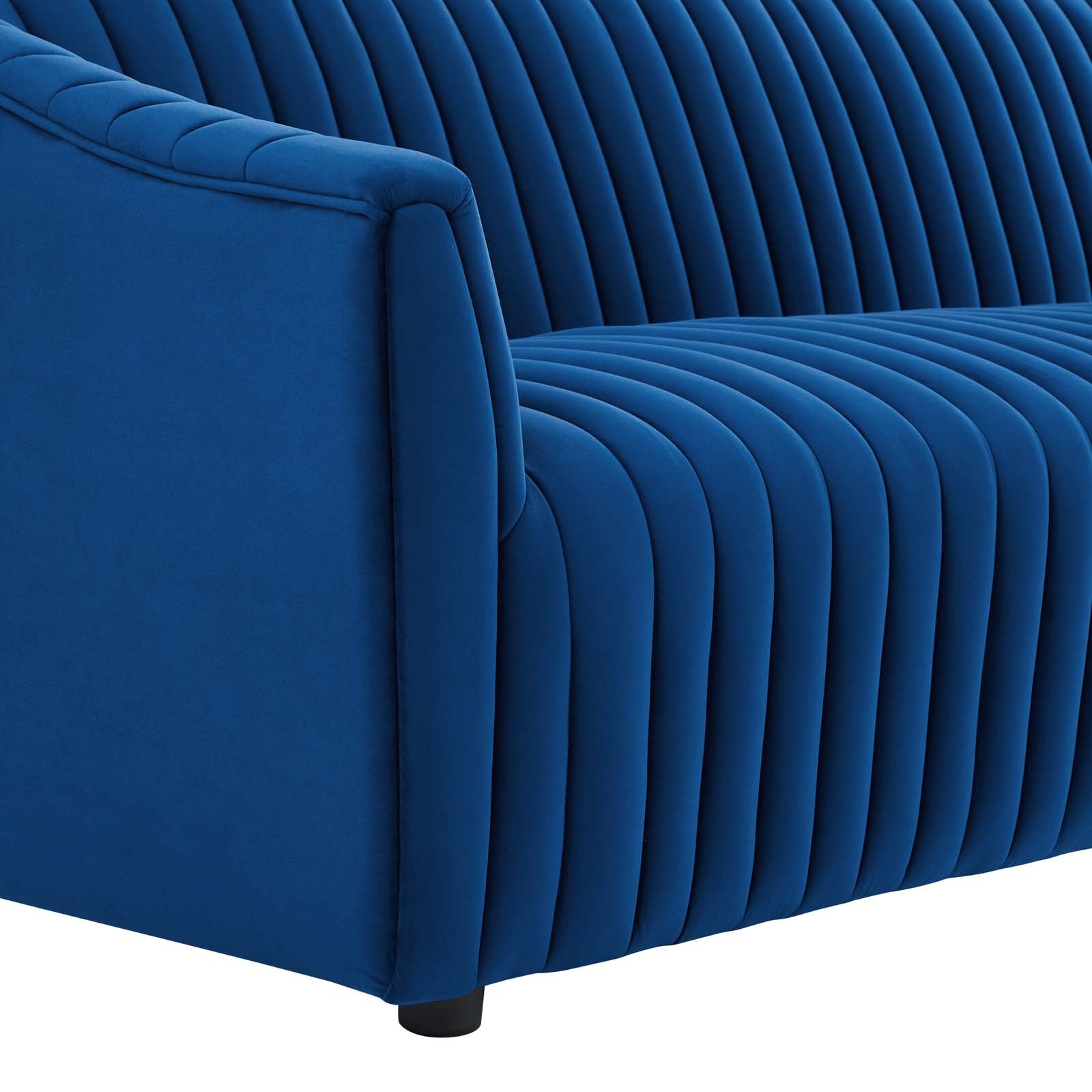 Announce Performance Velvet Channel Tufted Sofa By Modway - EEI-5053 | Sofas | Modishstore - 20