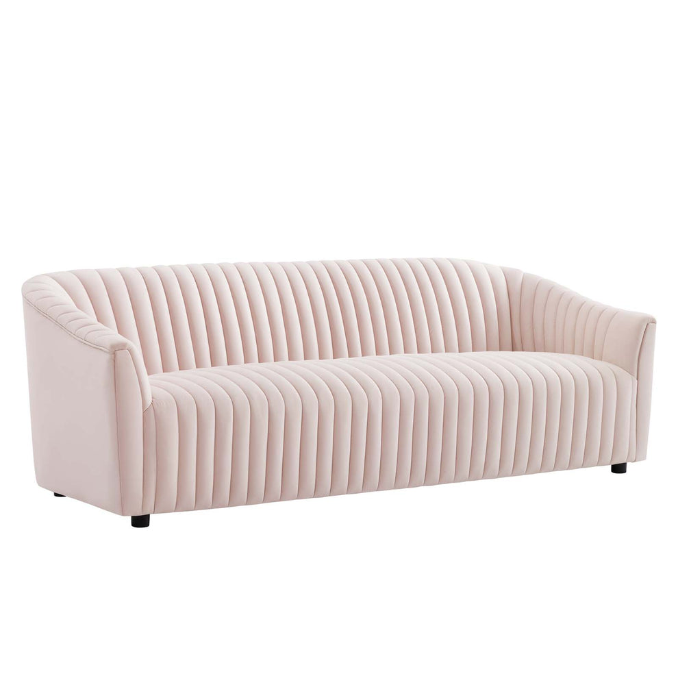 Announce Performance Velvet Channel Tufted Sofa By Modway - EEI-5053 | Sofas | Modishstore - 25