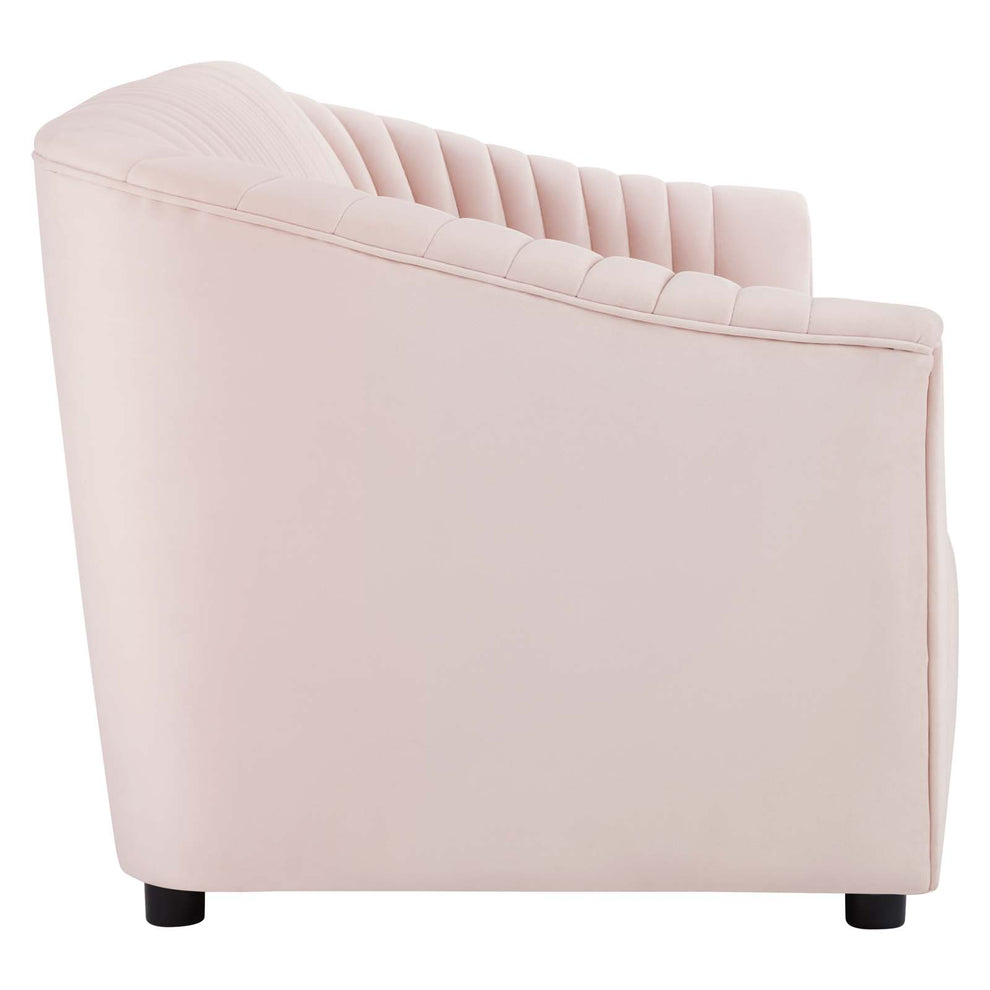 Announce Performance Velvet Channel Tufted Sofa By Modway - EEI-5053 | Sofas | Modishstore - 26