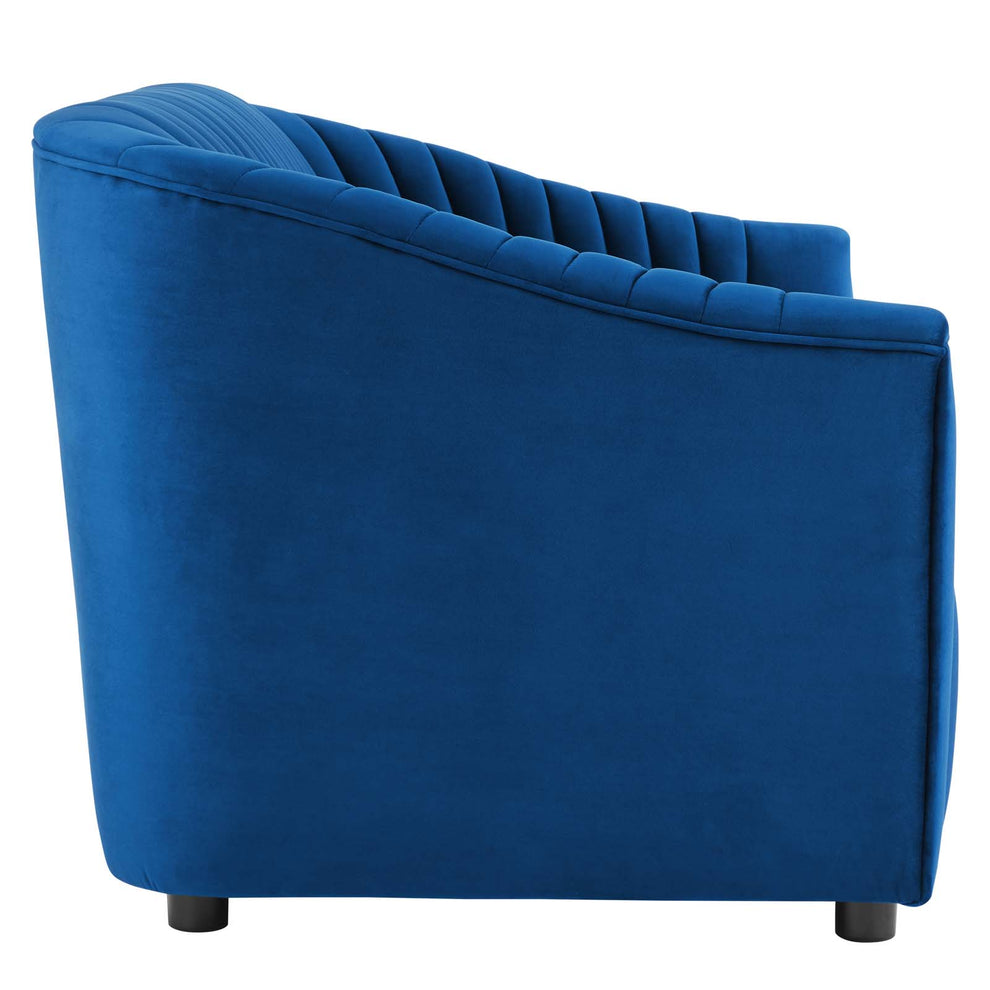 Announce Performance Velvet Channel Tufted Loveseat By Modway - EEI-5054 | Loveseats | Modishstore - 18
