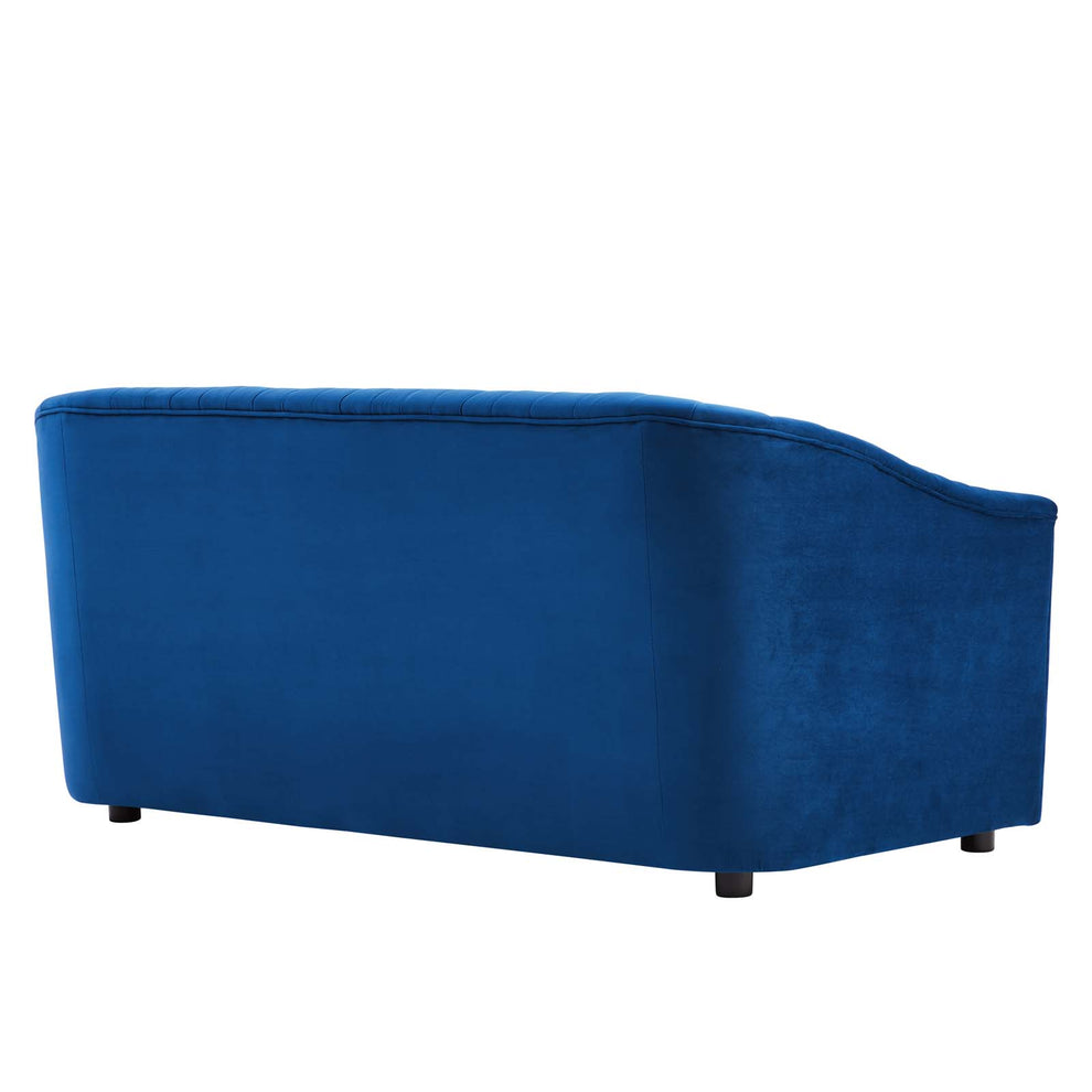 Announce Performance Velvet Channel Tufted Loveseat By Modway - EEI-5054 | Loveseats | Modishstore - 19
