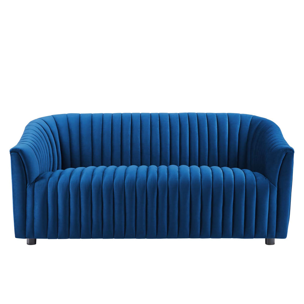 Announce Performance Velvet Channel Tufted Loveseat By Modway - EEI-5054 | Loveseats | Modishstore - 21