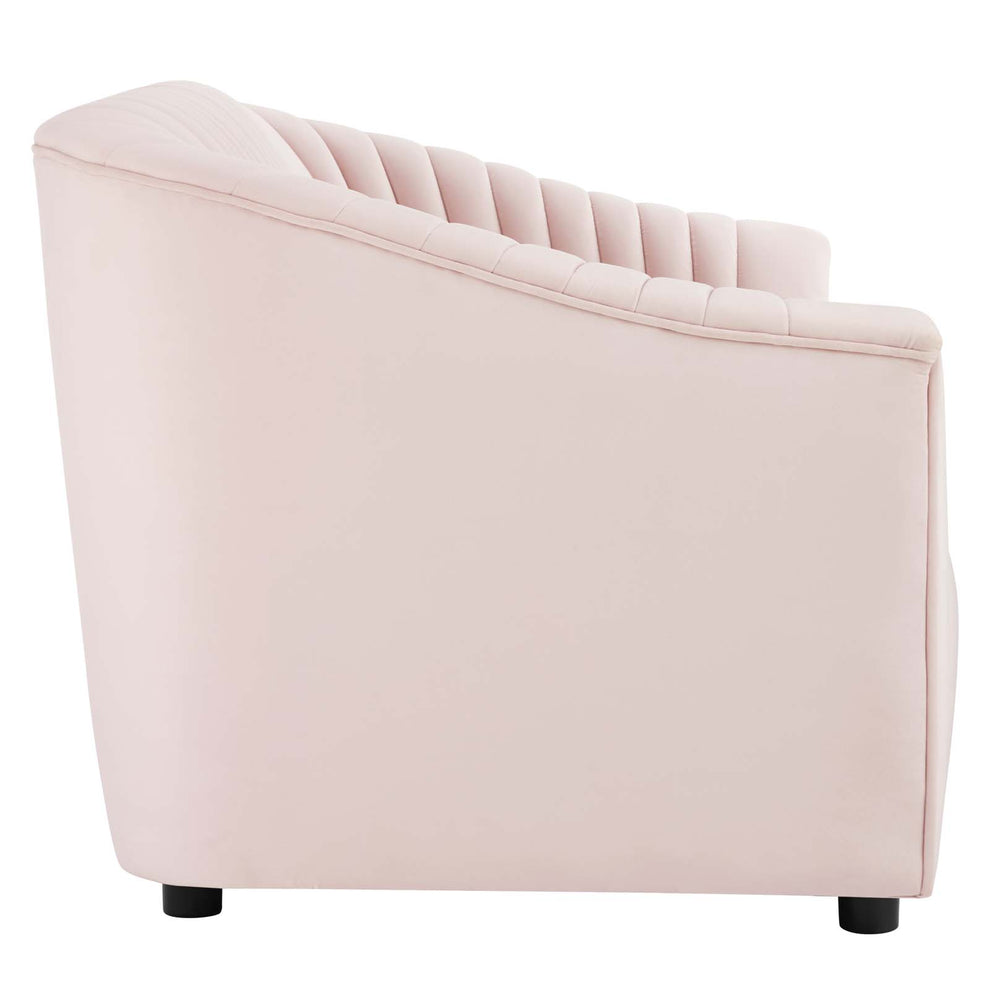 Announce Performance Velvet Channel Tufted Loveseat By Modway - EEI-5054 | Loveseats | Modishstore - 26