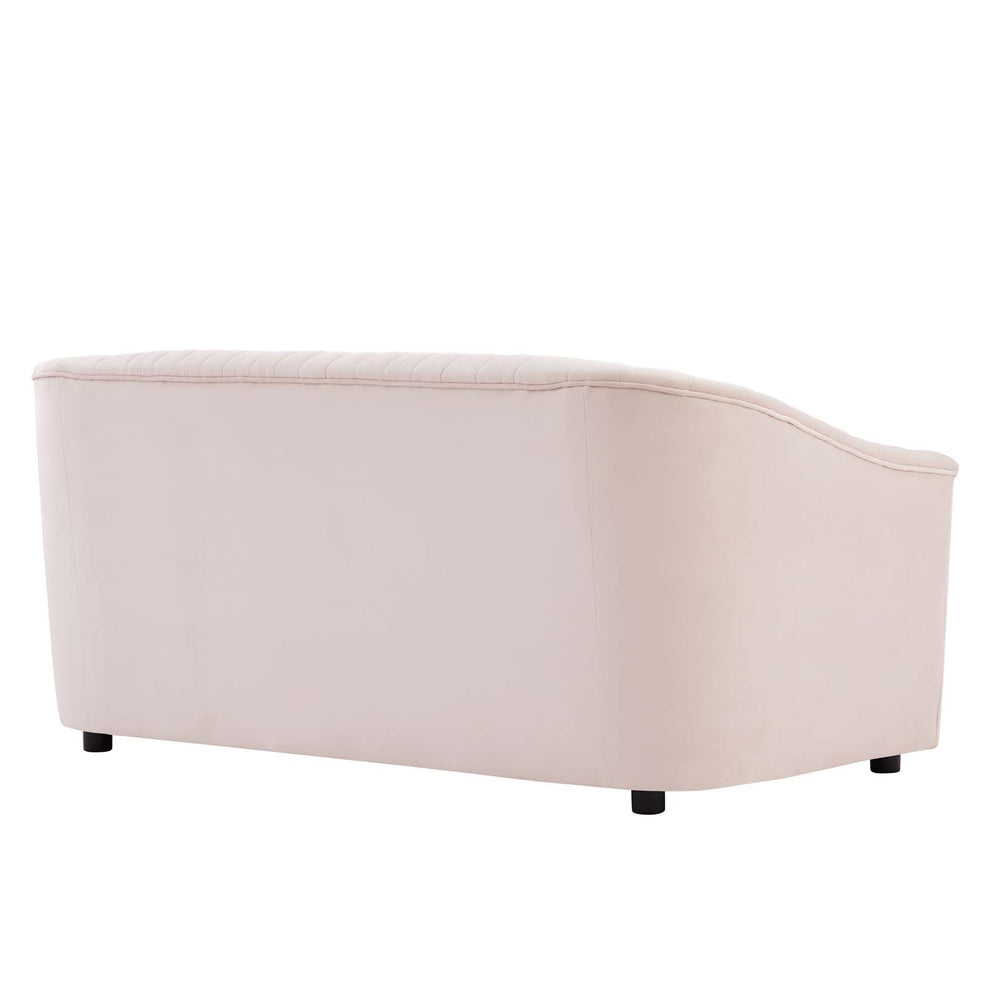 Announce Performance Velvet Channel Tufted Loveseat By Modway - EEI-5054 | Loveseats | Modishstore - 27