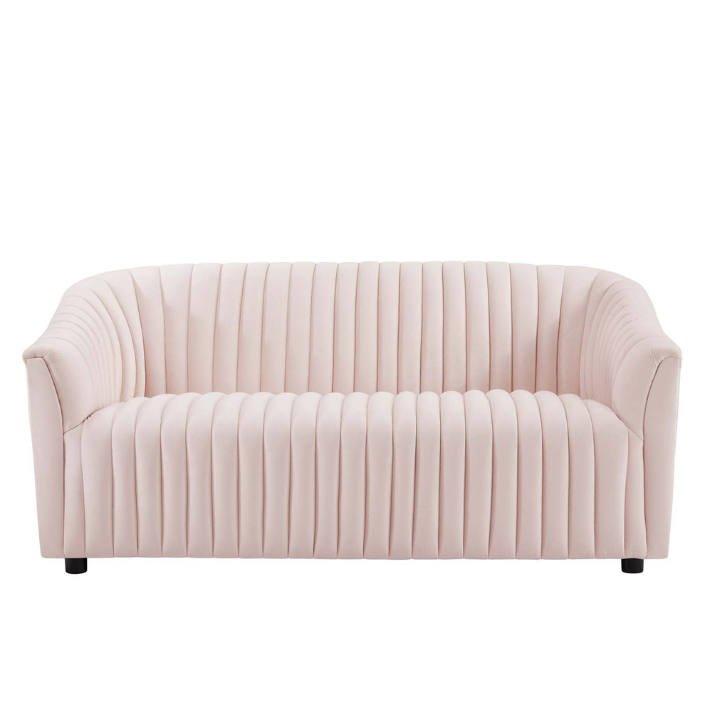 Announce Performance Velvet Channel Tufted Loveseat By Modway - EEI-5054 | Loveseats | Modishstore - 29