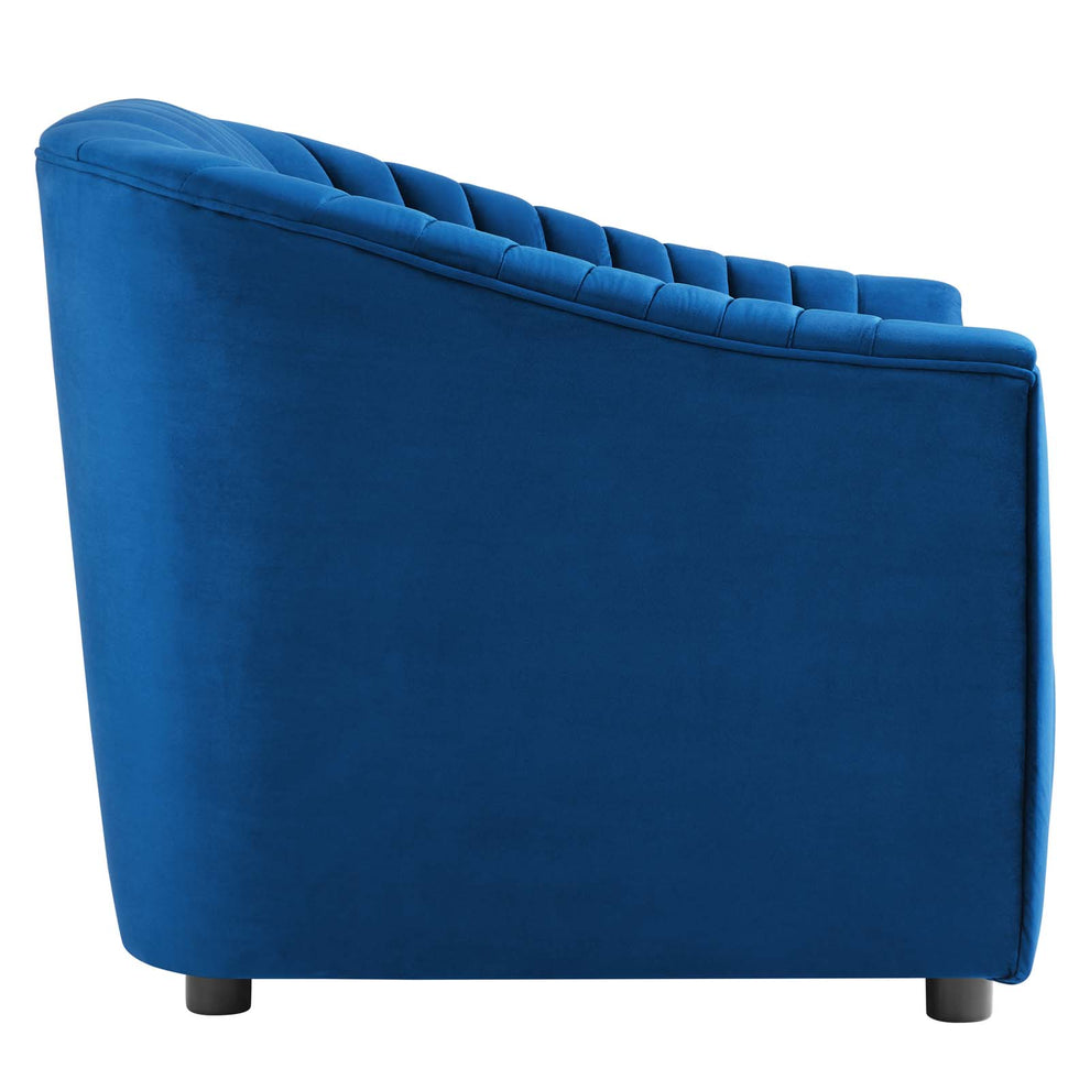 Announce Performance Velvet Channel Tufted Armchair By Modway - EEI-5055 | Armchairs | Modishstore - 18