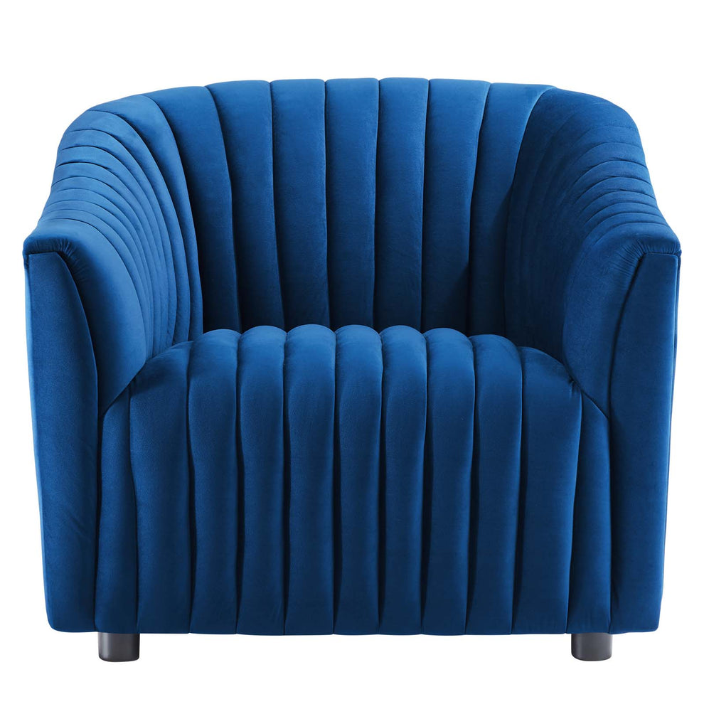 Announce Performance Velvet Channel Tufted Armchair By Modway - EEI-5055 | Armchairs | Modishstore - 21