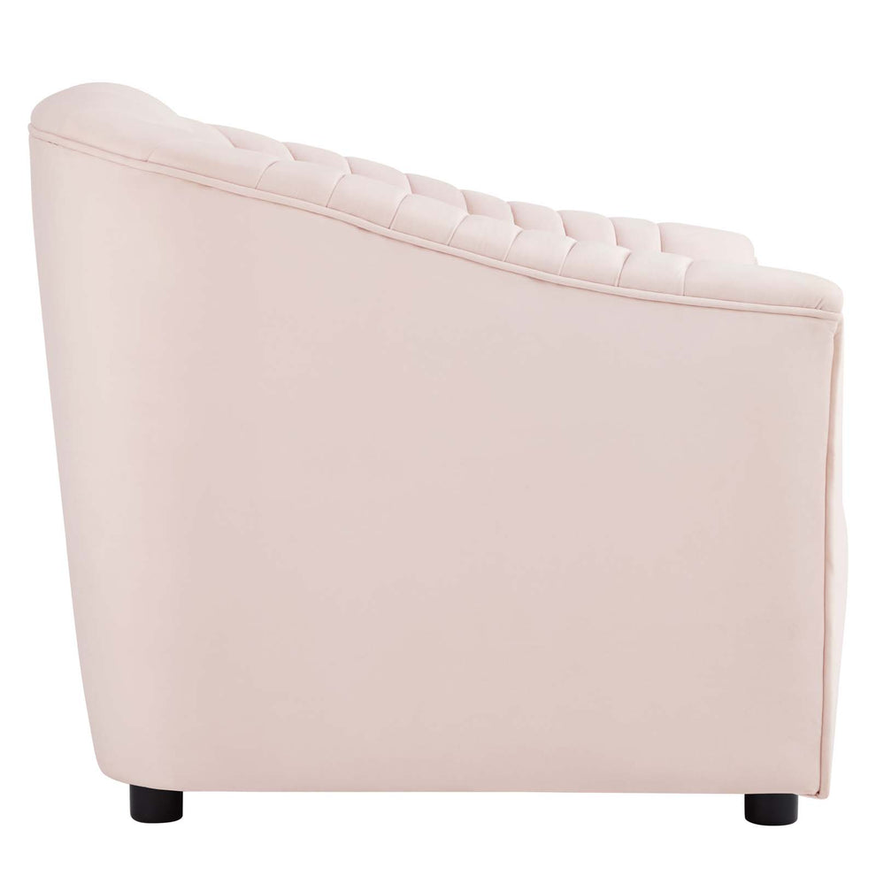 Announce Performance Velvet Channel Tufted Armchair By Modway - EEI-5055 | Armchairs | Modishstore - 26