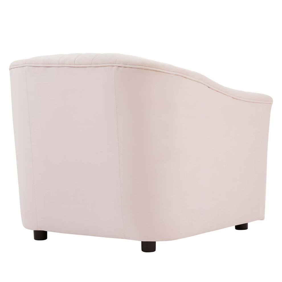 Announce Performance Velvet Channel Tufted Armchair By Modway - EEI-5055 | Armchairs | Modishstore - 27