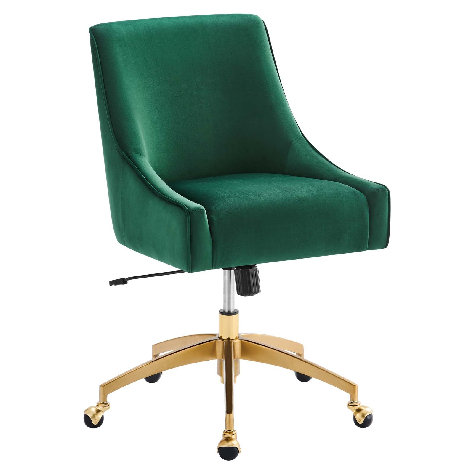 Discern Performance Velvet Office Chair By Modway - EEI-5079-GRN | Office Chairs |  Modishstore - 2