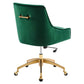 Discern Performance Velvet Office Chair By Modway - EEI-5079-GRN | Office Chairs |  Modishstore - 4