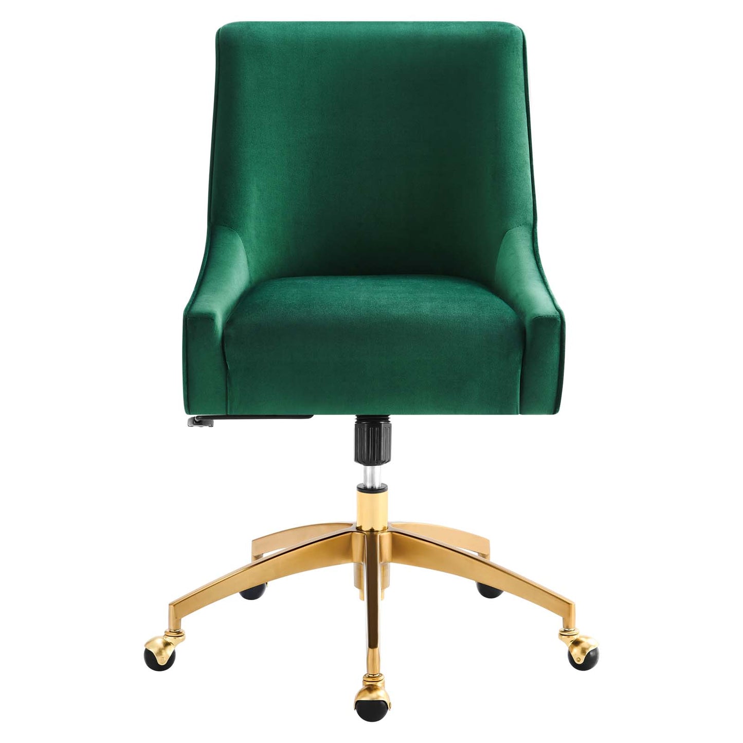 Discern Performance Velvet Office Chair By Modway - EEI-5079-GRN | Office Chairs |  Modishstore - 5