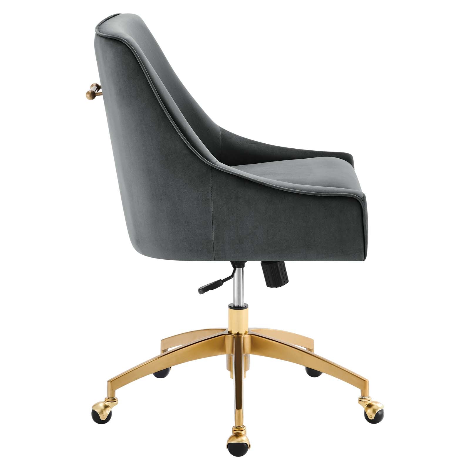 Discern Performance Velvet Office Chair By Modway - EEI-5079-GRN | Office Chairs |  Modishstore - 9
