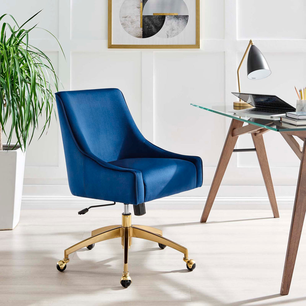 Discern Performance Velvet Office Chair By Modway - EEI-5079 | Office Chairs | Modishstore - 26