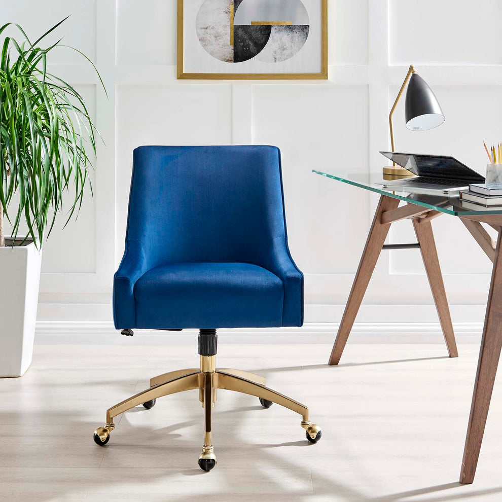 Discern Performance Velvet Office Chair By Modway - EEI-5079 | Office Chairs | Modishstore - 28