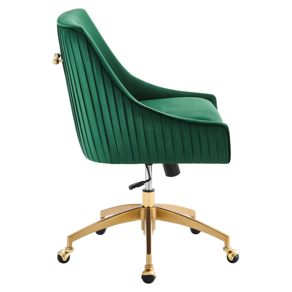 Discern Performance Velvet Office Chair By Modway - EEI-5080 | Dining Chairs | Modishstore - 3
