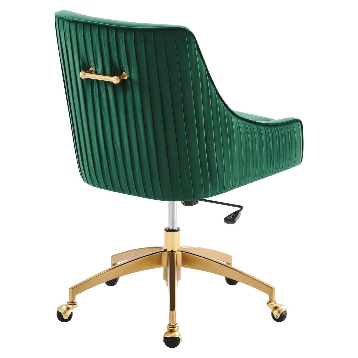 Discern Performance Velvet Office Chair By Modway - EEI-5080-GRN | Dining Chairs |  Modishstore - 4